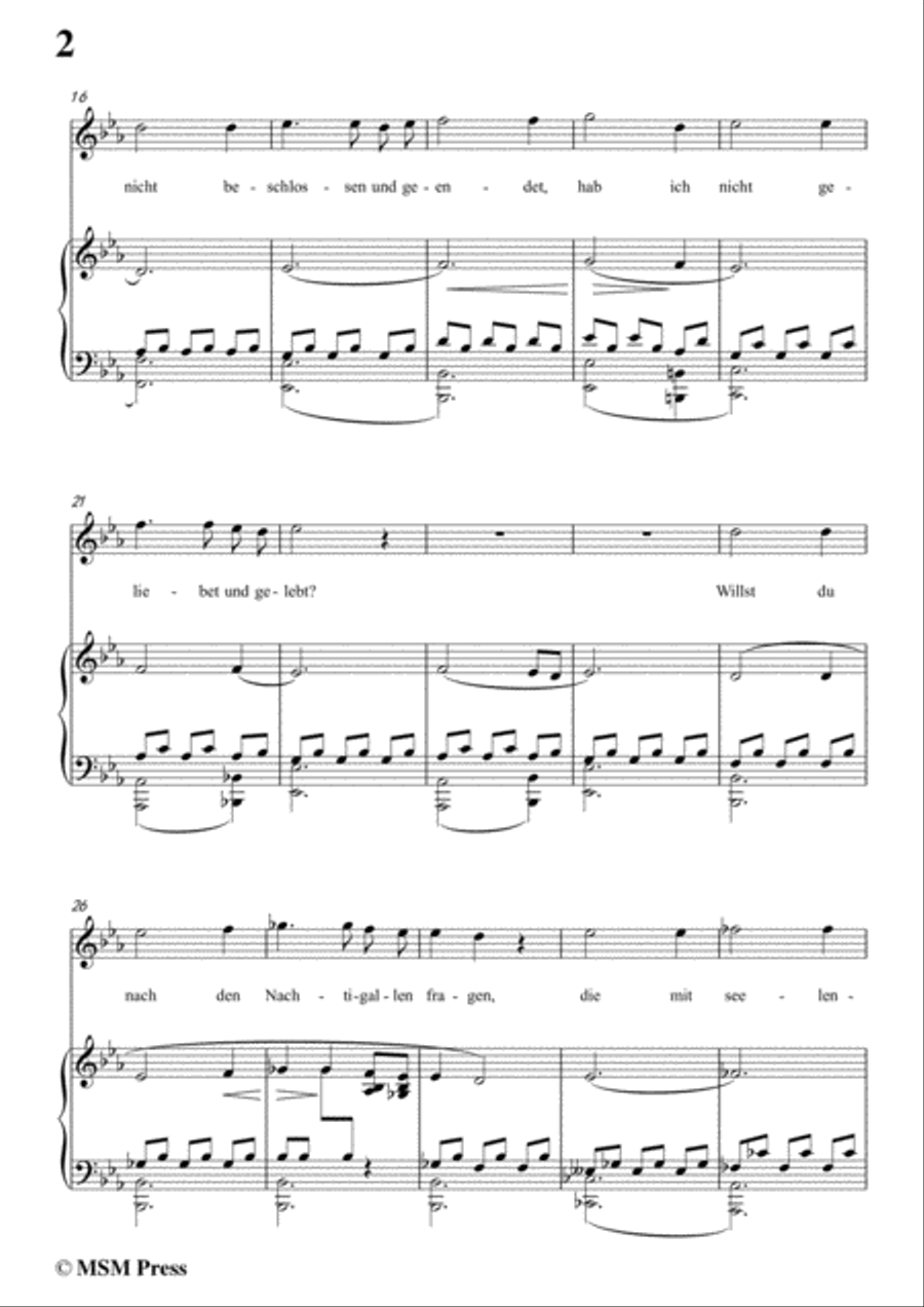 Schubert-Thekla: Eine Geisterstimme(Thekla: A Spirit Voice),D.595,in e flat minor,for Voice&Piano Voice scores gallery preview page 4