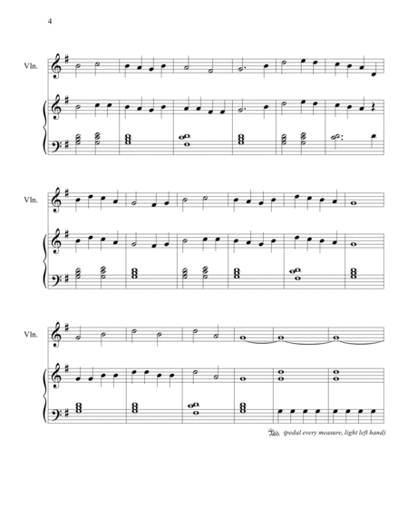 Hymn Duets for Piano & Violin: Easy Hymn Arrangements image number null