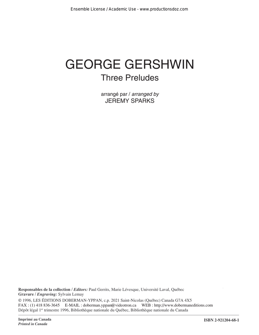 Three Preludes