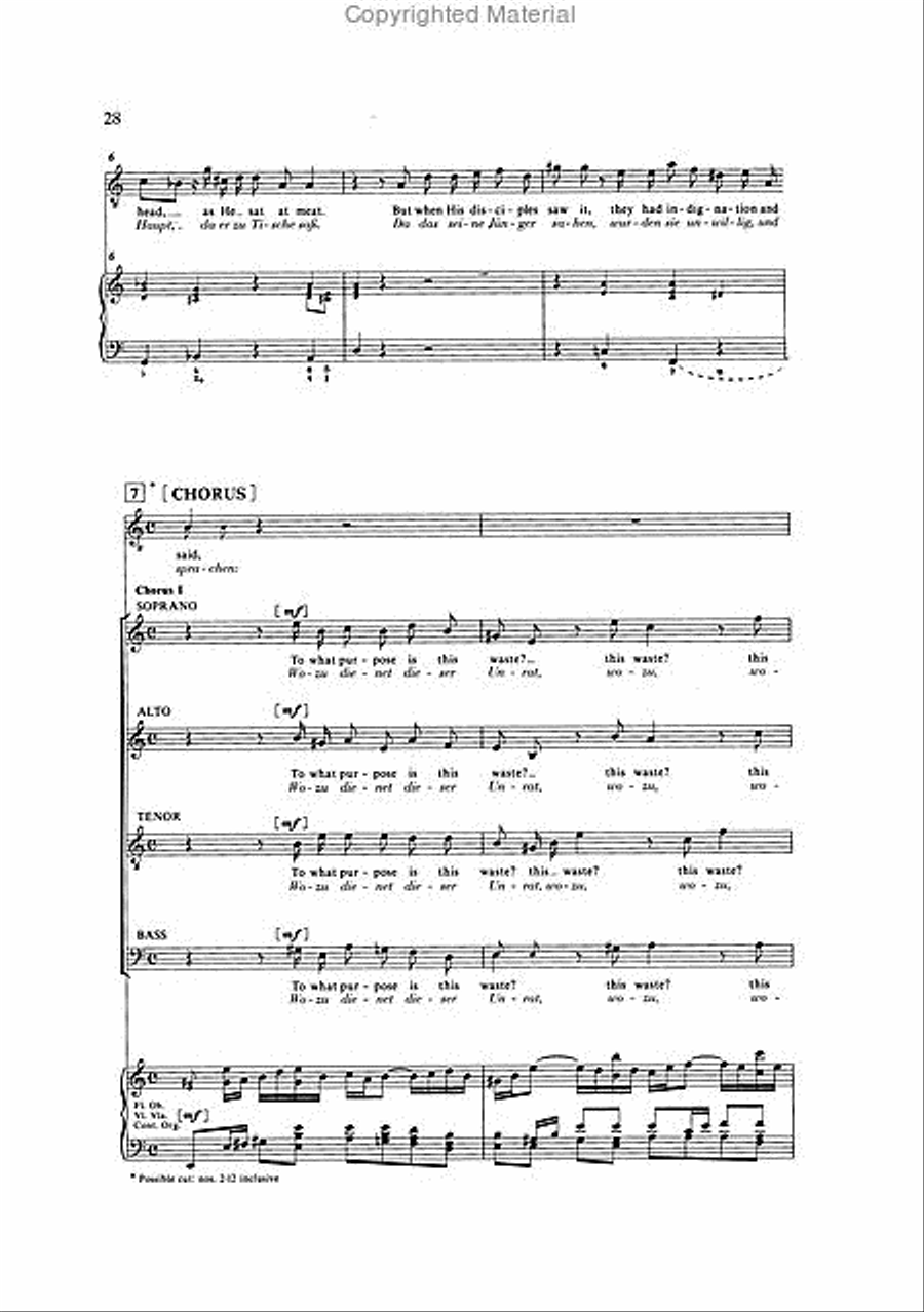 St. Matthew Passion 4-Part scores gallery preview page 3