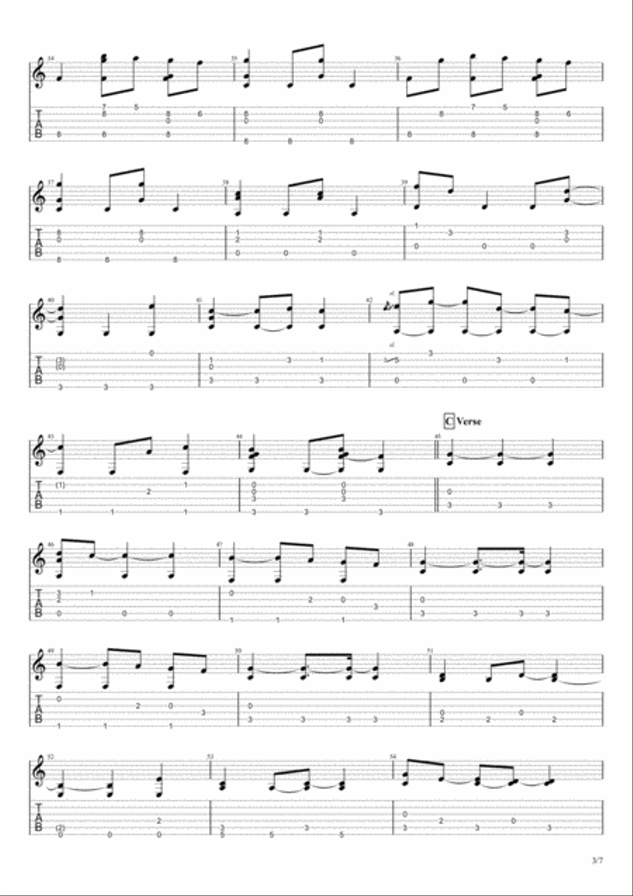 Moon River Electric Guitar scores gallery preview page 3