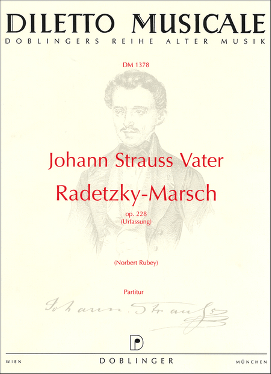 Radetzky-Marsch op. 228 (Urfassung) Orchestra scores gallery preview page 1