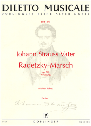 Book cover for Radetzky-Marsch op. 228 (Urfassung)