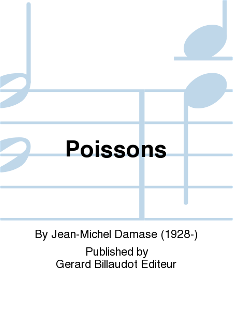 Poissons Poissons Chamber Music scores gallery preview page 1