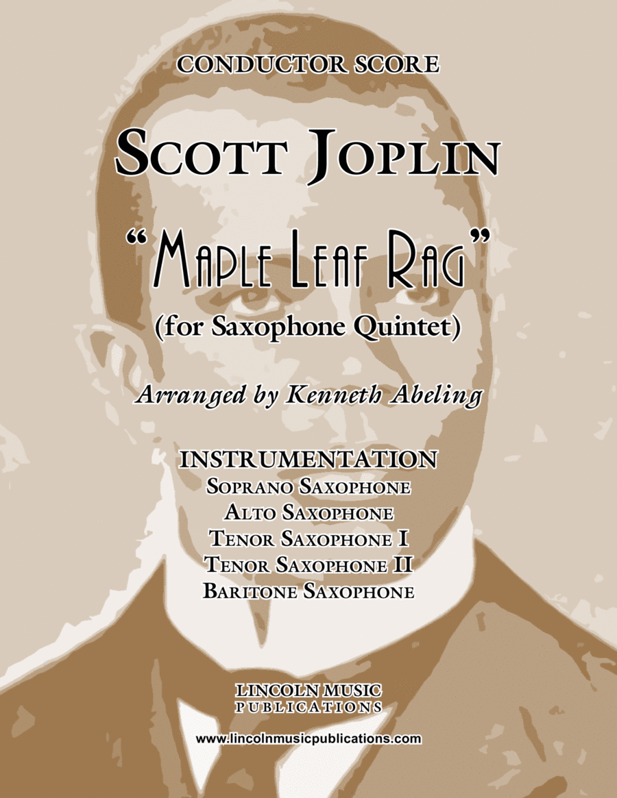 Joplin - “Maple Leaf Rag” (for Saxophone Quintet SATTB) image number null