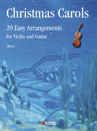 Book cover for Christmas Carols. 20 Easy Arrangements for Violin and Guitar