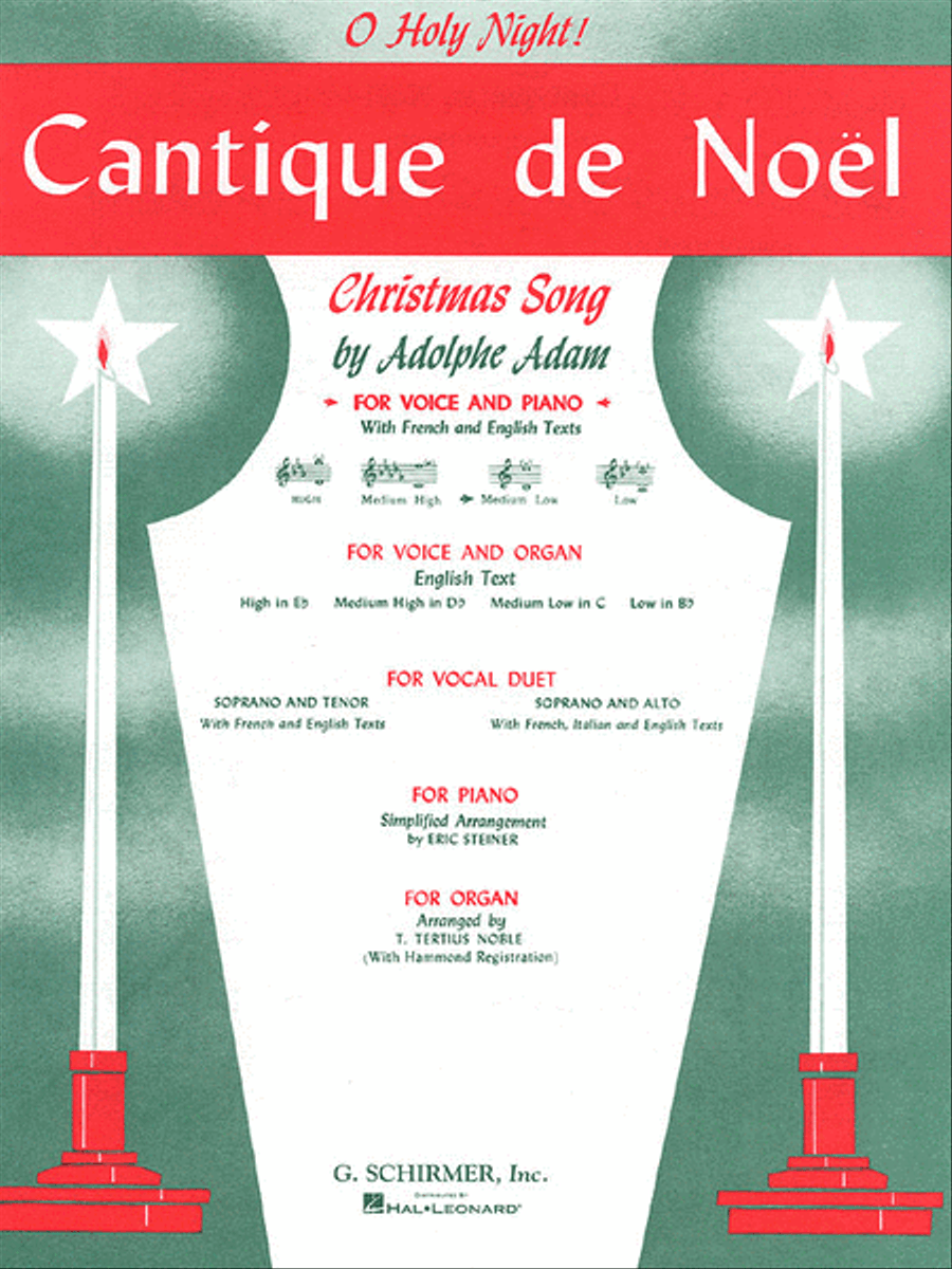 Cantique de Noël (O Holy Night) Piano Accompaniment scores gallery preview page 1