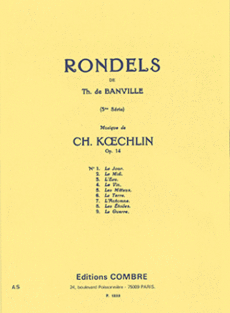 Rondels de Theodore de Banville Op. 14