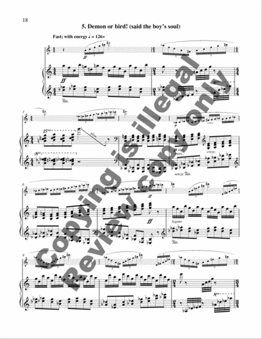 To the Garden the World Alto Saxophone scores gallery preview page 7