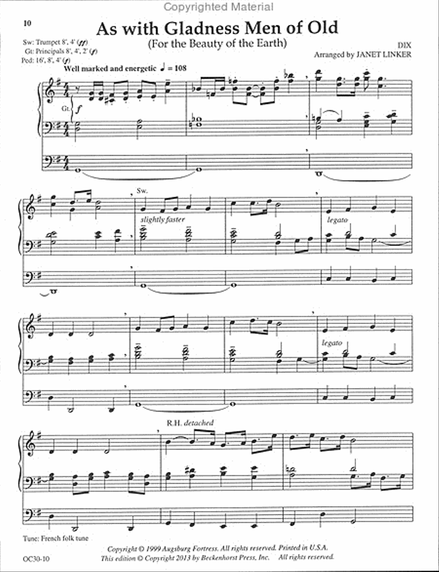 Three Epiphany Pieces Organ scores gallery preview page 2