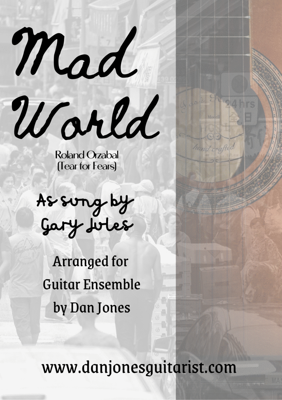 Mad World Acoustic Guitar scores gallery preview page 1