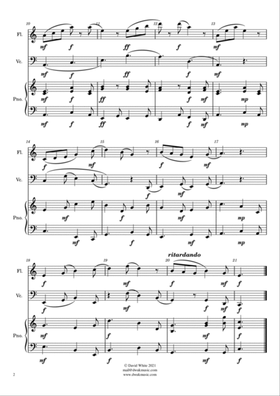A Pony in the Woods Flute scores gallery preview page 2
