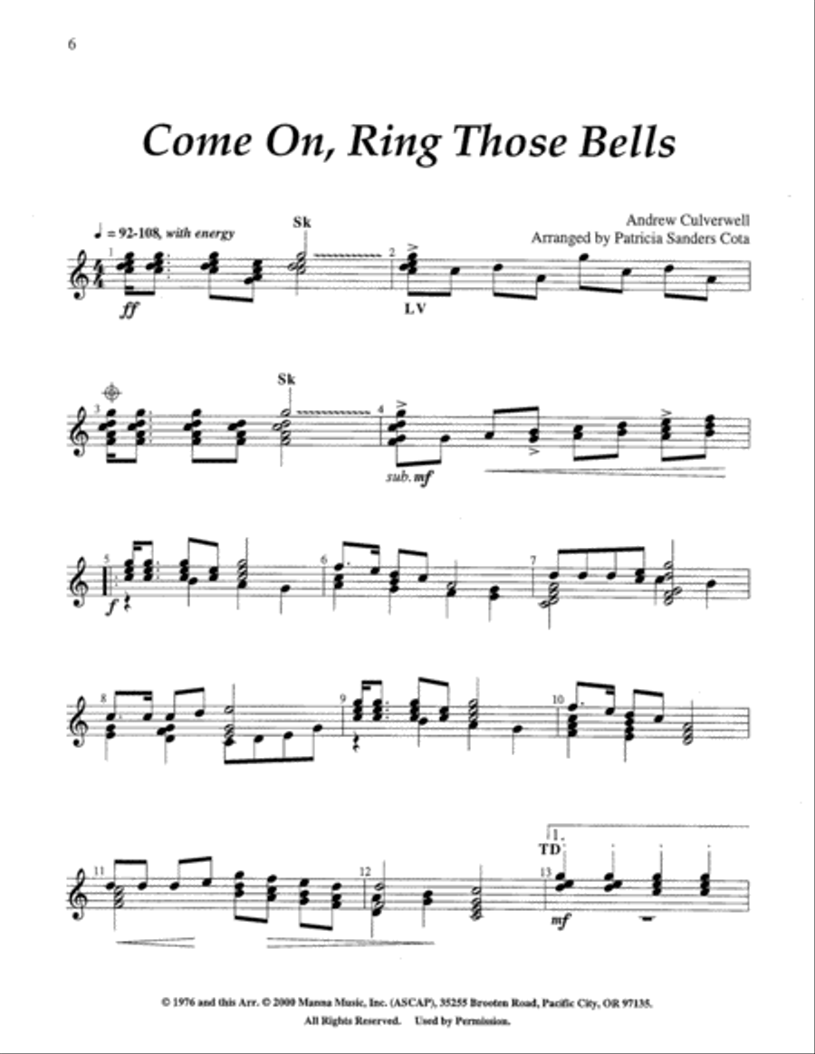 The Twelve Bells of Christmas Handbell Choir scores gallery preview page 4