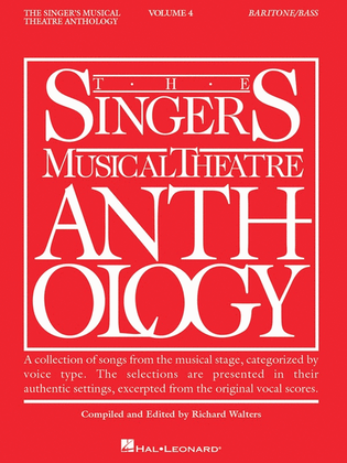 Book cover for Singers Musical Theatre Anth V4 Bar Bass