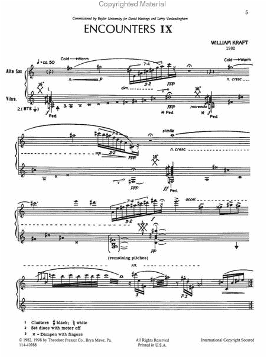 Encounters Ix Chamber Music scores gallery preview page 2
