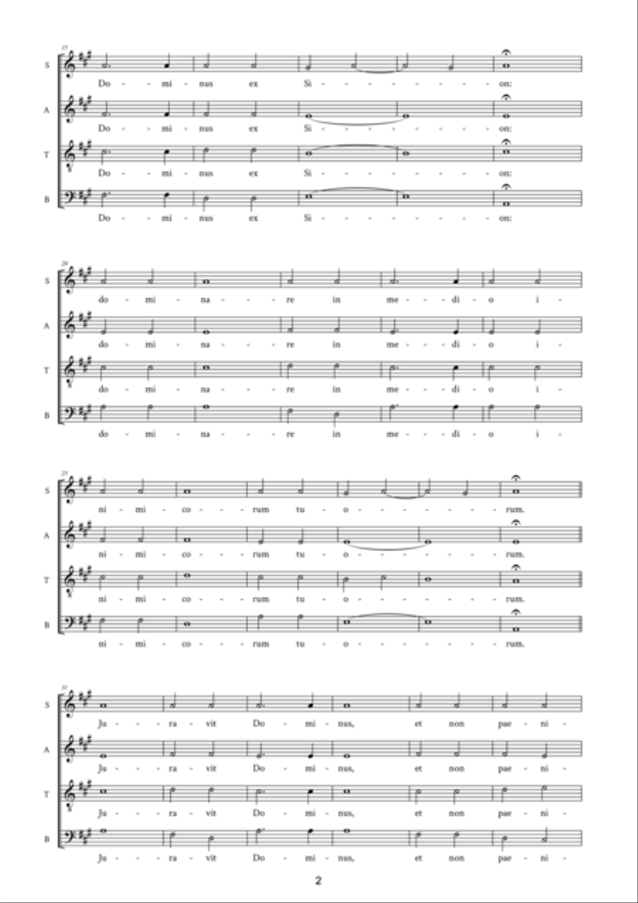 Lectern Psalms Lectern Psalms 4-Part scores gallery preview page 4