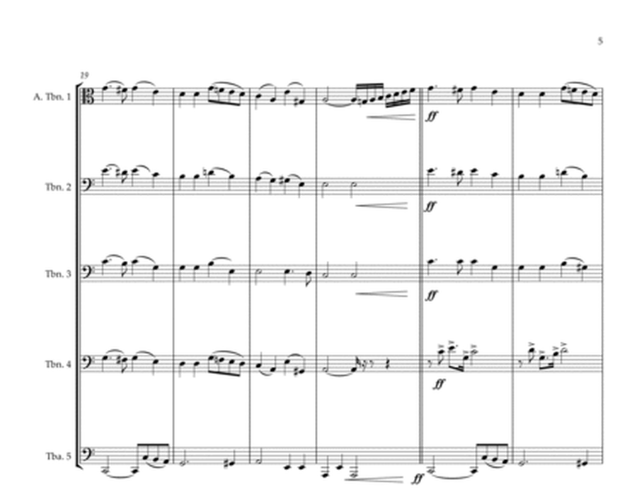 Ukrainian National Anthem for Low Brass Quintet MFAO World National Anthem Series image number null
