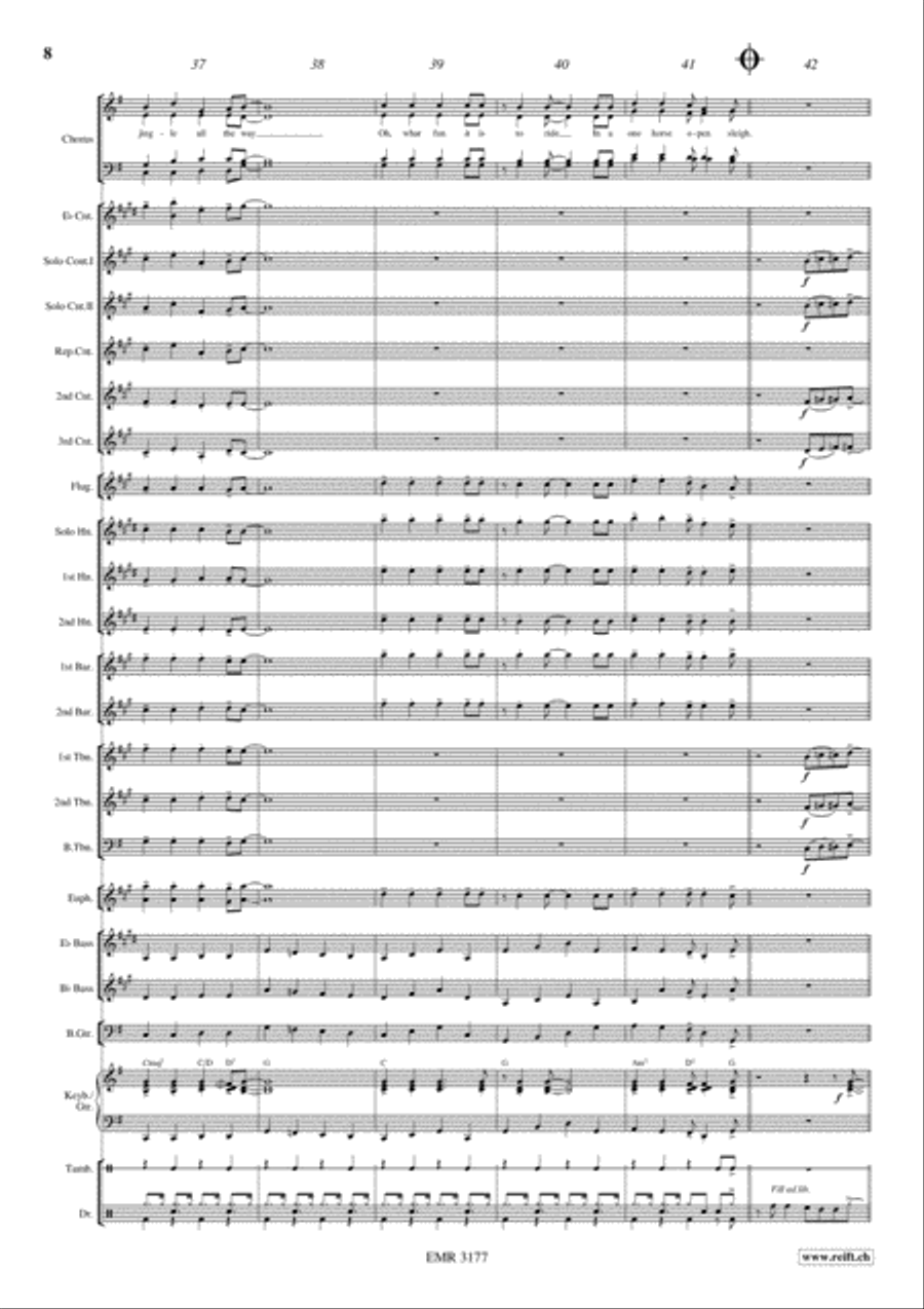 Swingle Bells 4-Part scores gallery preview page 9