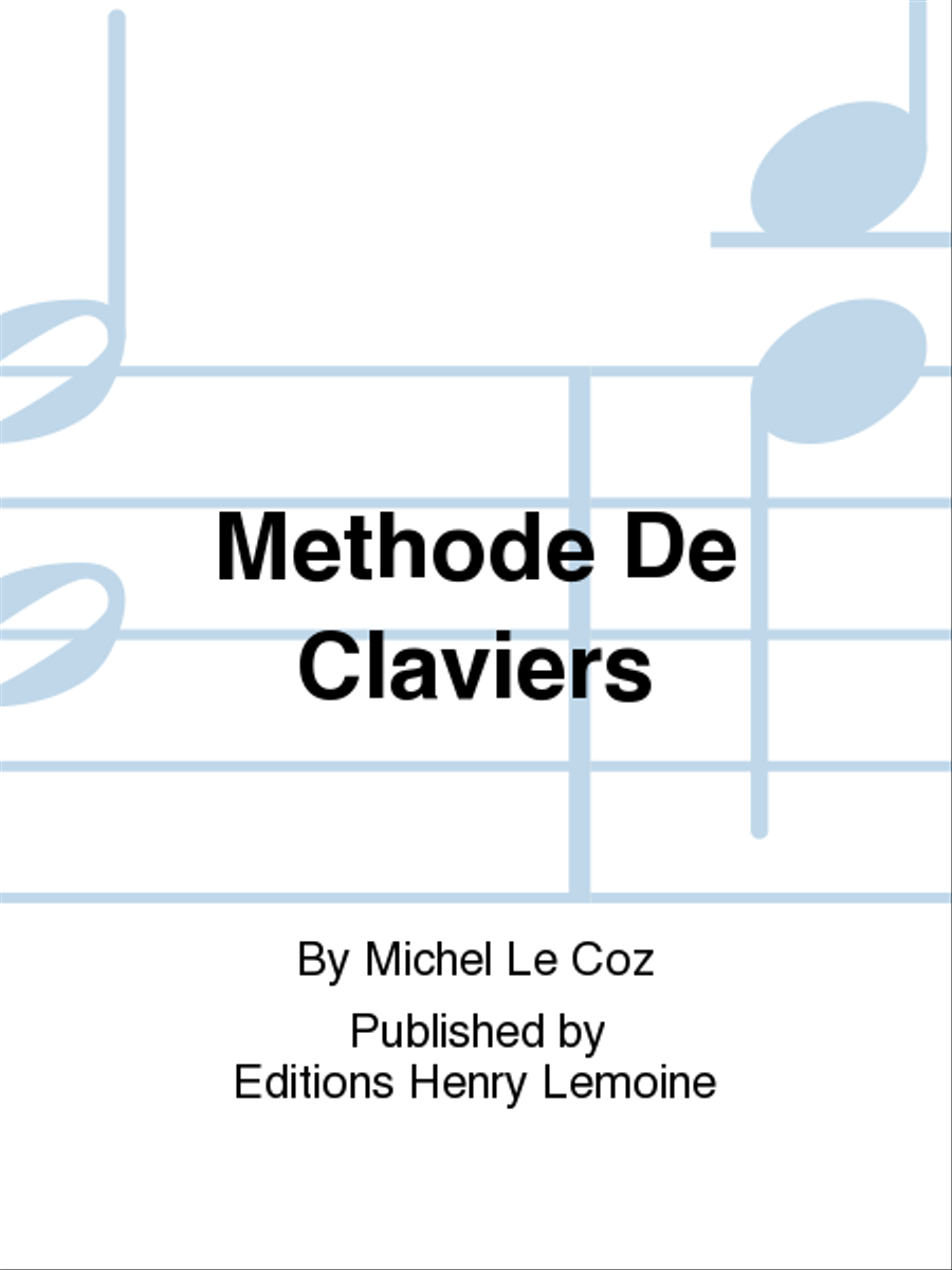 Methode De Claviers Collection / Songbook scores gallery preview page 1