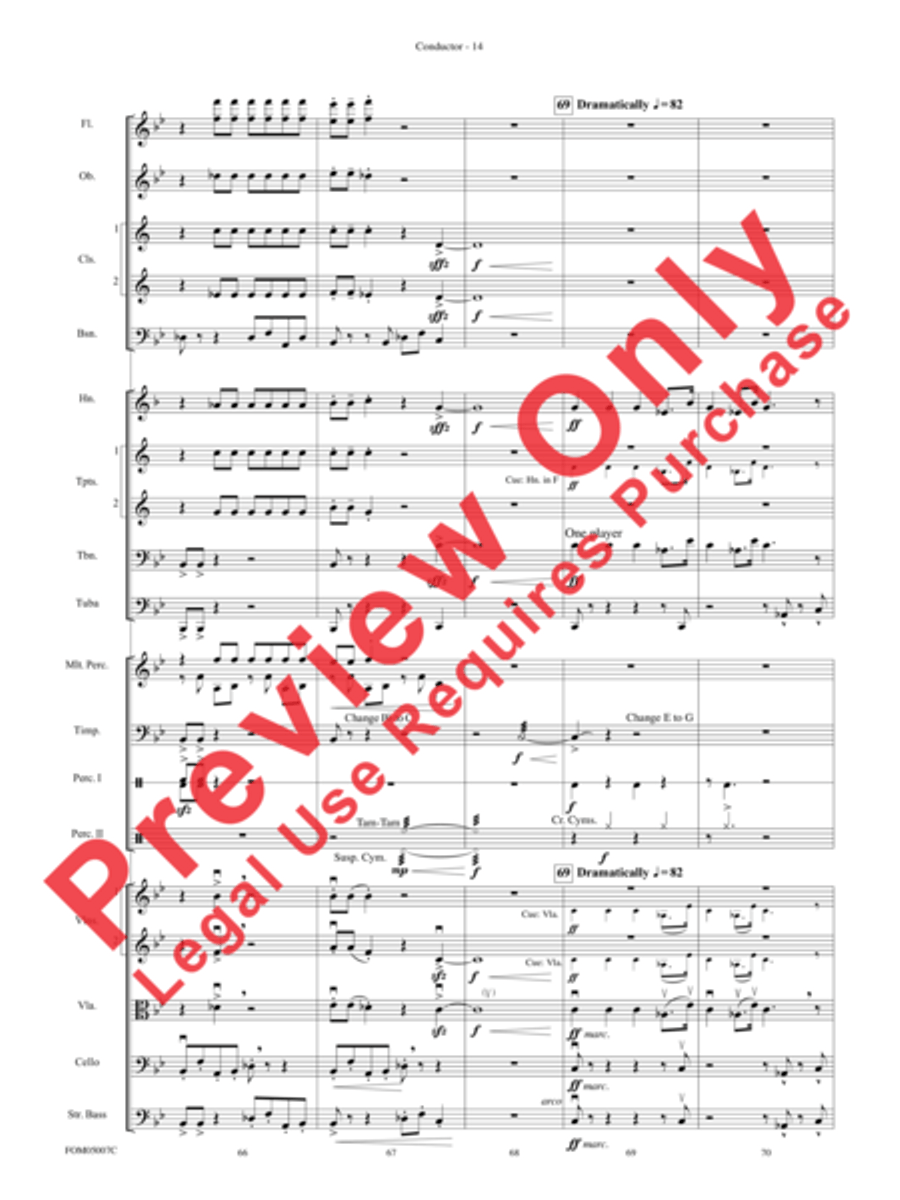 Selections from Star Wars: Episode III Revenge of the Sith Full Orchestra scores gallery preview page 44