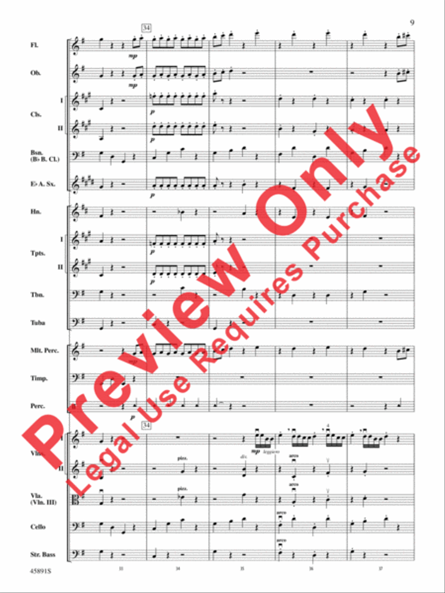 Dance of the Hours Dance of the Hours Full Orchestra scores gallery preview page 9