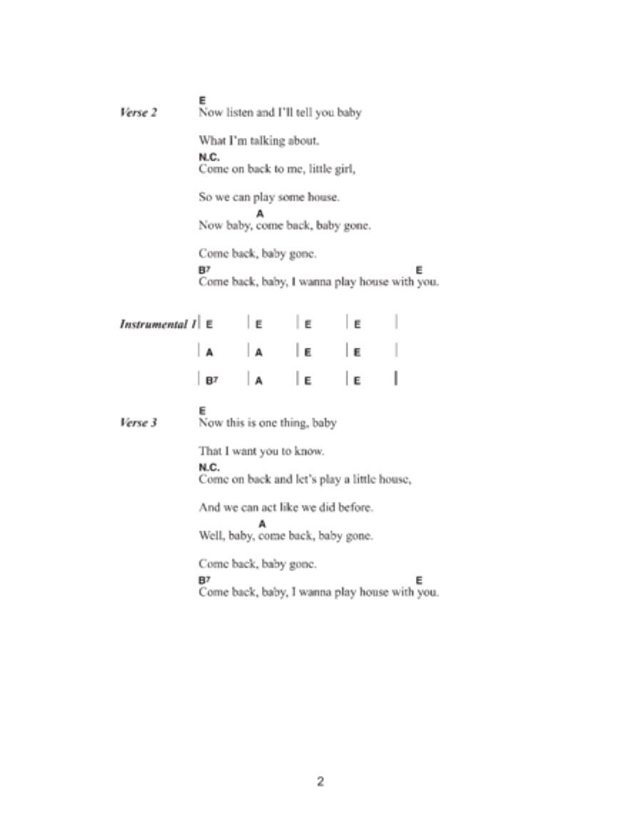 Baby Let's Play House Baby Let's Play House Acoustic Guitar scores gallery preview page 2