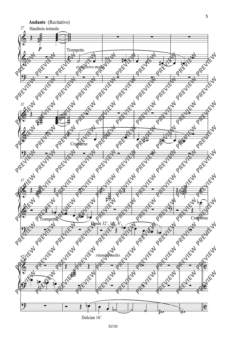 Prometheus Organ scores gallery preview page 6