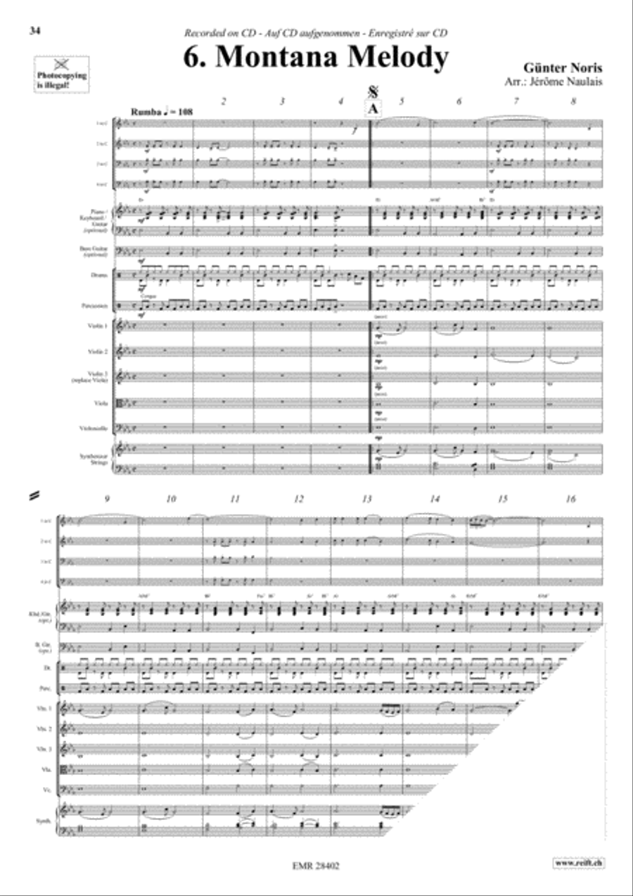 Let's Dance Volume 3 Brass Ensemble scores gallery preview page 8