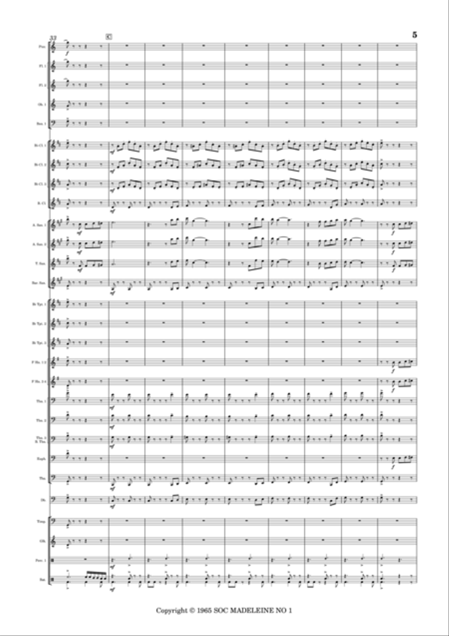 Aline Aline Concert Band scores gallery preview page 5