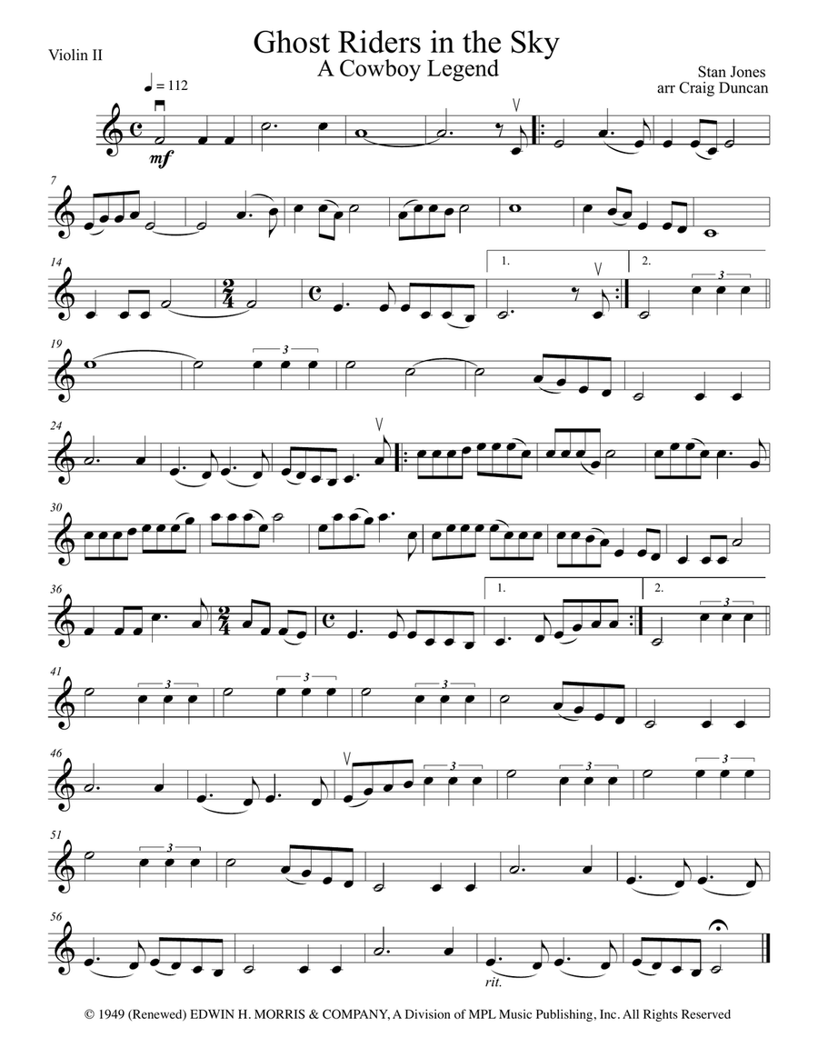 (ghost) Riders In The Sky (a Cowboy Legend) Chamber Orchestra scores gallery preview page 3