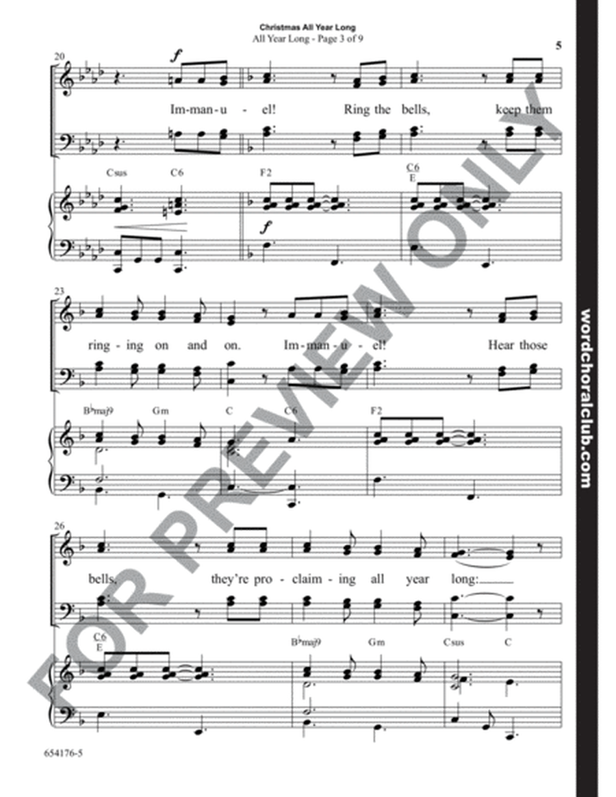 Christmas All Year Long - Choral Book