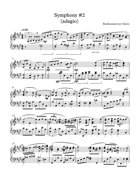 Rachmaninoff Second Symphony/III. Adagio image number null