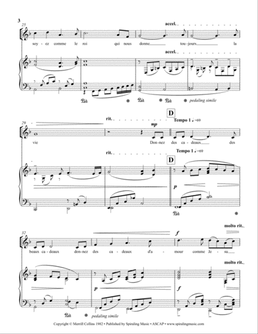 Soyez Gentille Piano Vocal Score in F Voice scores gallery preview page 4
