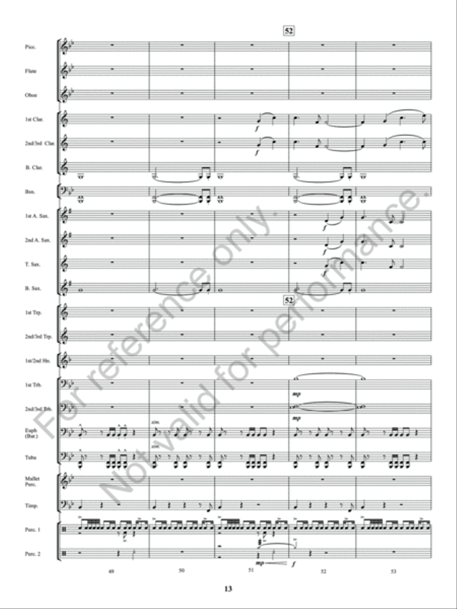 Sun Valley Flourish Concert Band scores gallery preview page 14