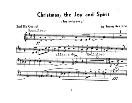 Christmas The Joy & Spirit - Book 1 - 2nd Bb Cornet