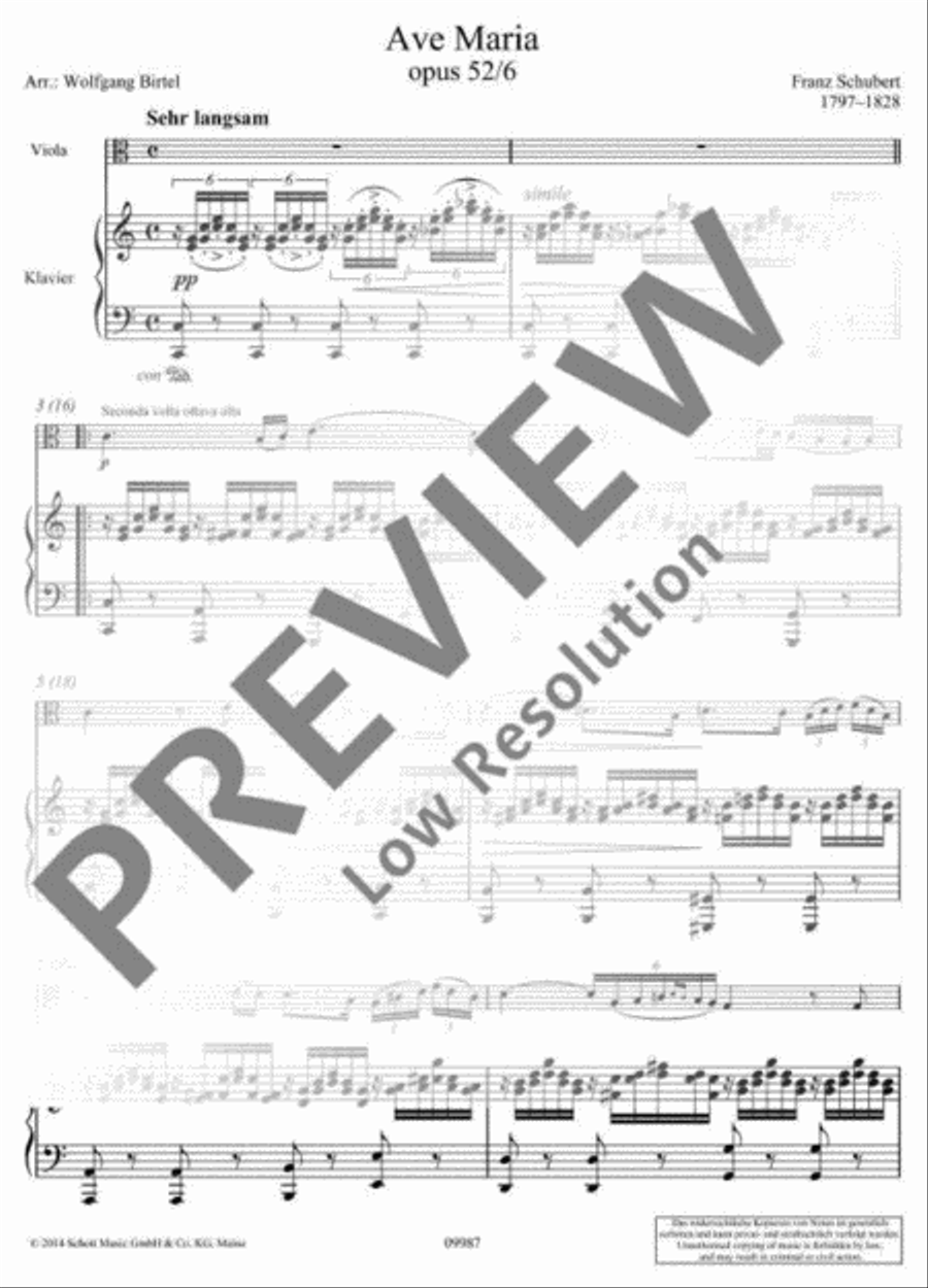 Ave Maria Piano Accompaniment scores gallery preview page 5