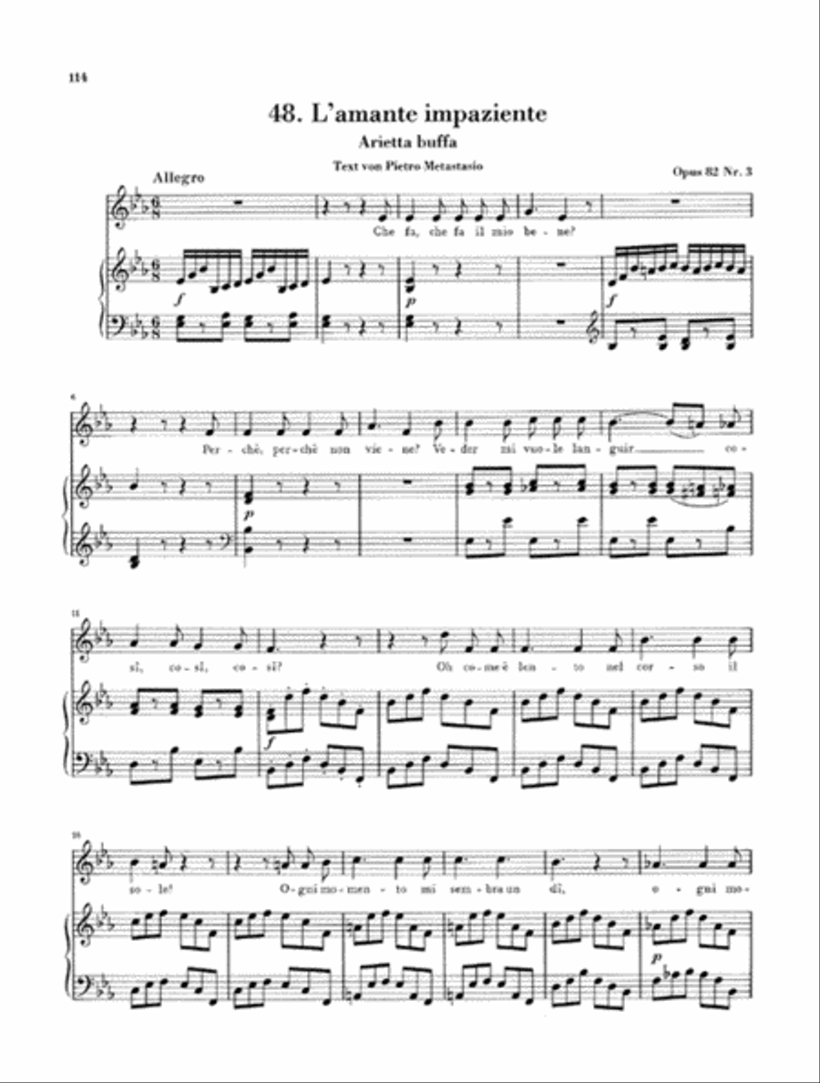 Complete Songs for Voice and Piano – Volume II Voice Solo scores gallery preview page 4