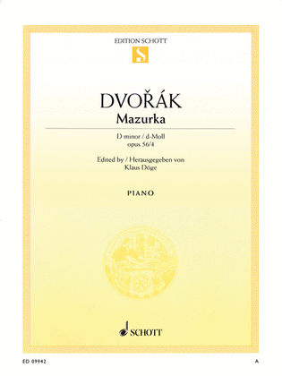 Mazurka D Minor Op. 56 No. 4