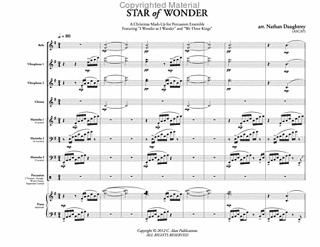 Star of Wonder (score & parts) image number null