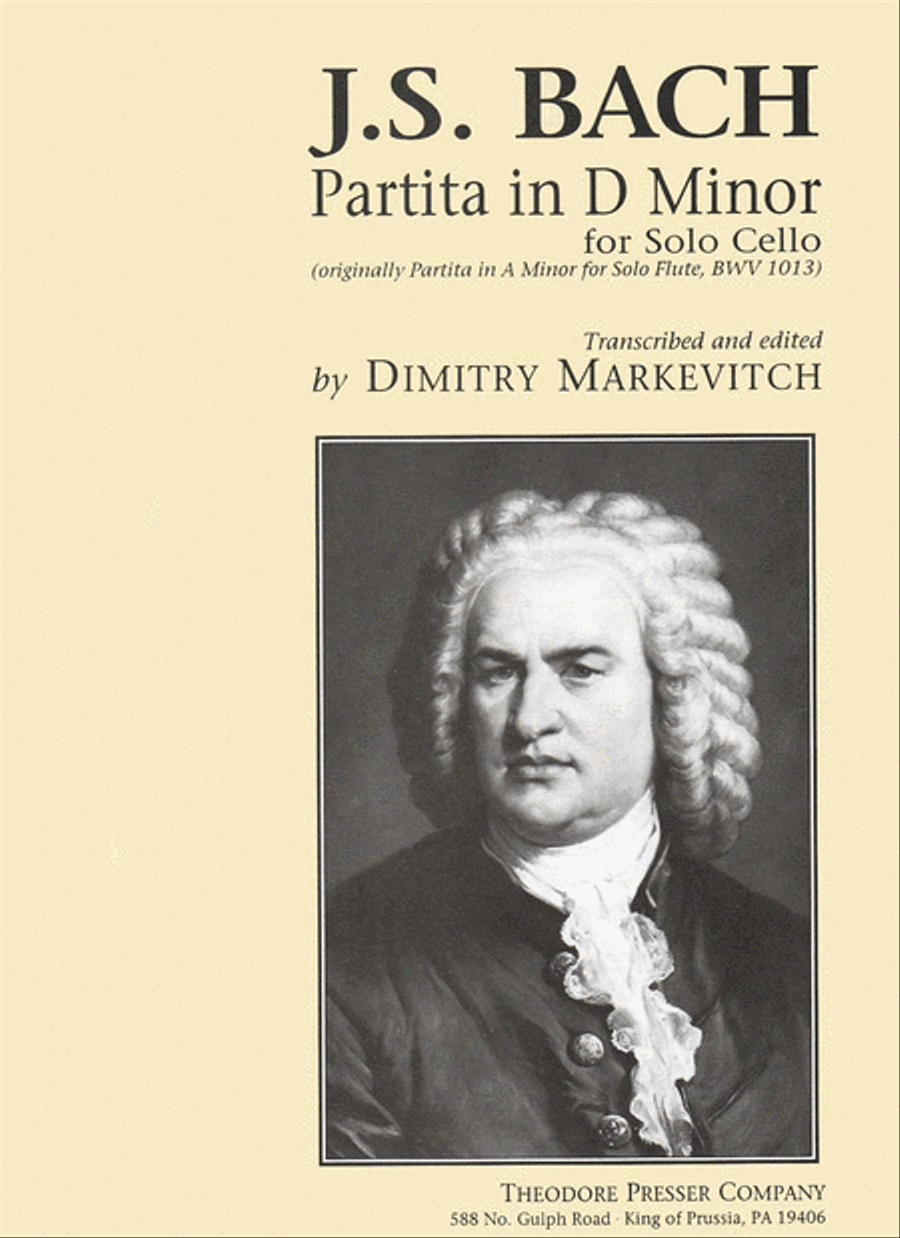 Partita in D Minor Partita in D Minor Chamber Music scores gallery preview page 1