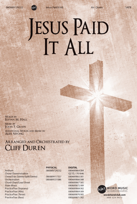 Book cover for Jesus Paid It All - Anthem