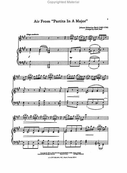 Belwin Master Solos (Flute), Volume 1 Flute Solo - Sheet Music