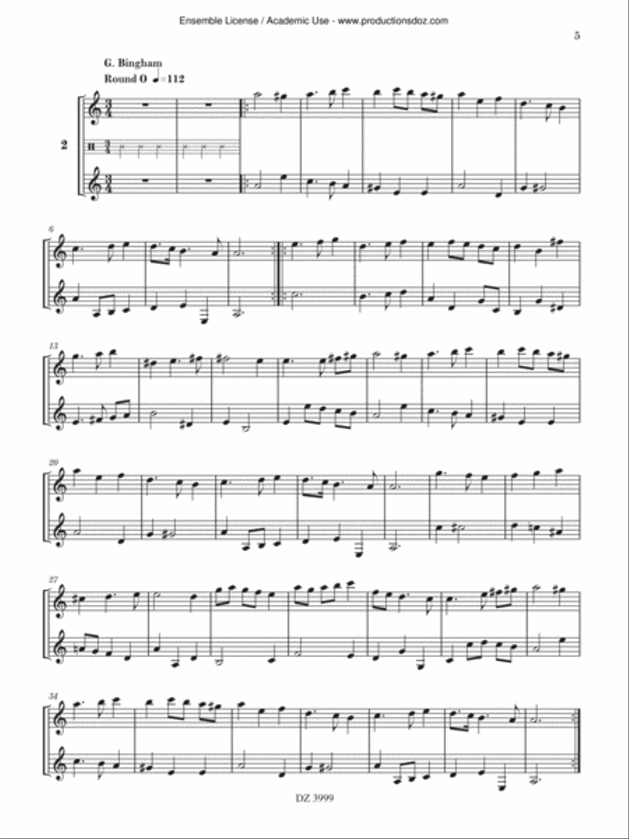 100 pièces baroque Classical Guitar scores gallery preview page 5