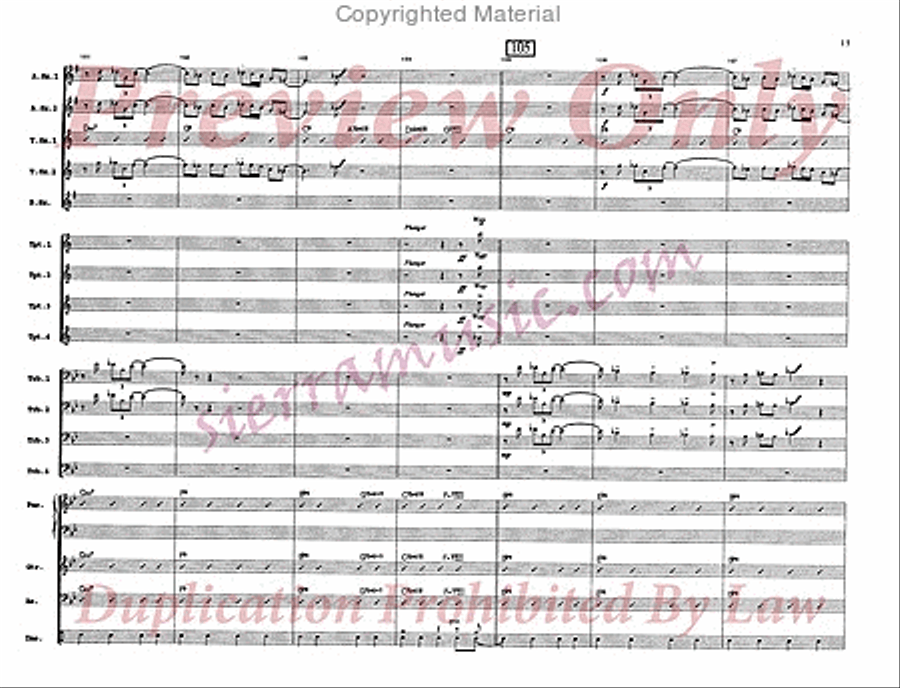 Keystone Shuffle Big Band scores gallery preview page 16