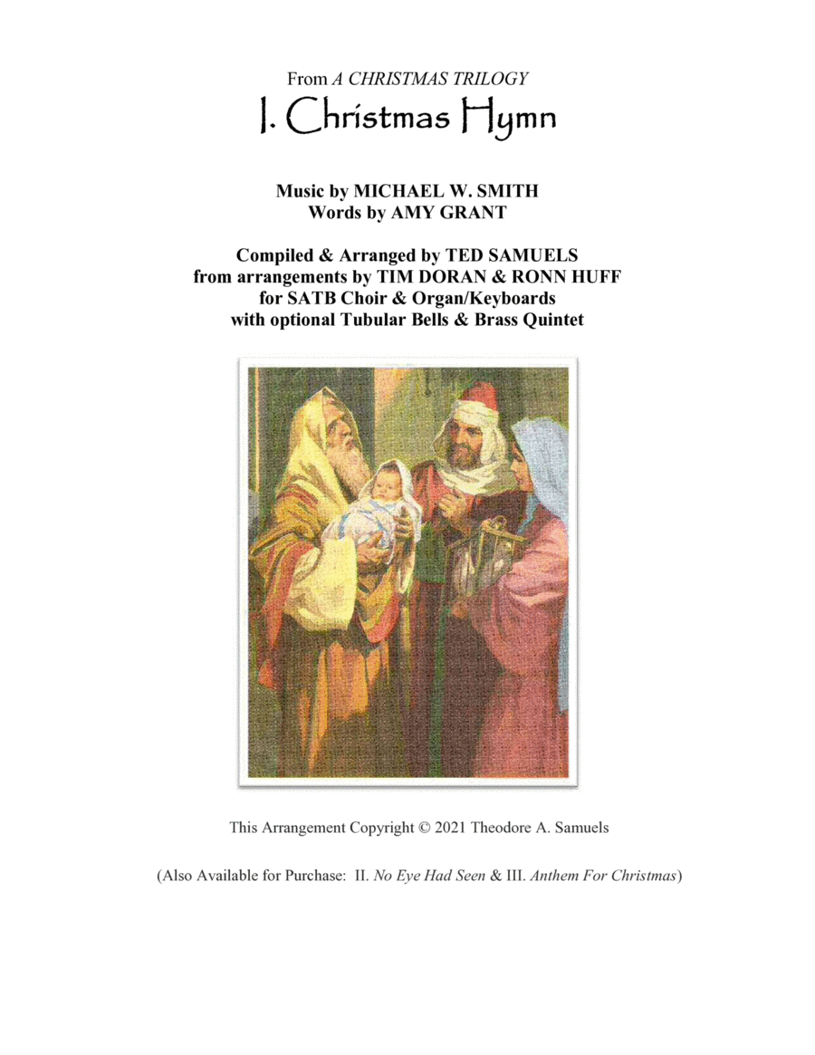 Christmas Hymn 4-Part scores gallery preview page 1