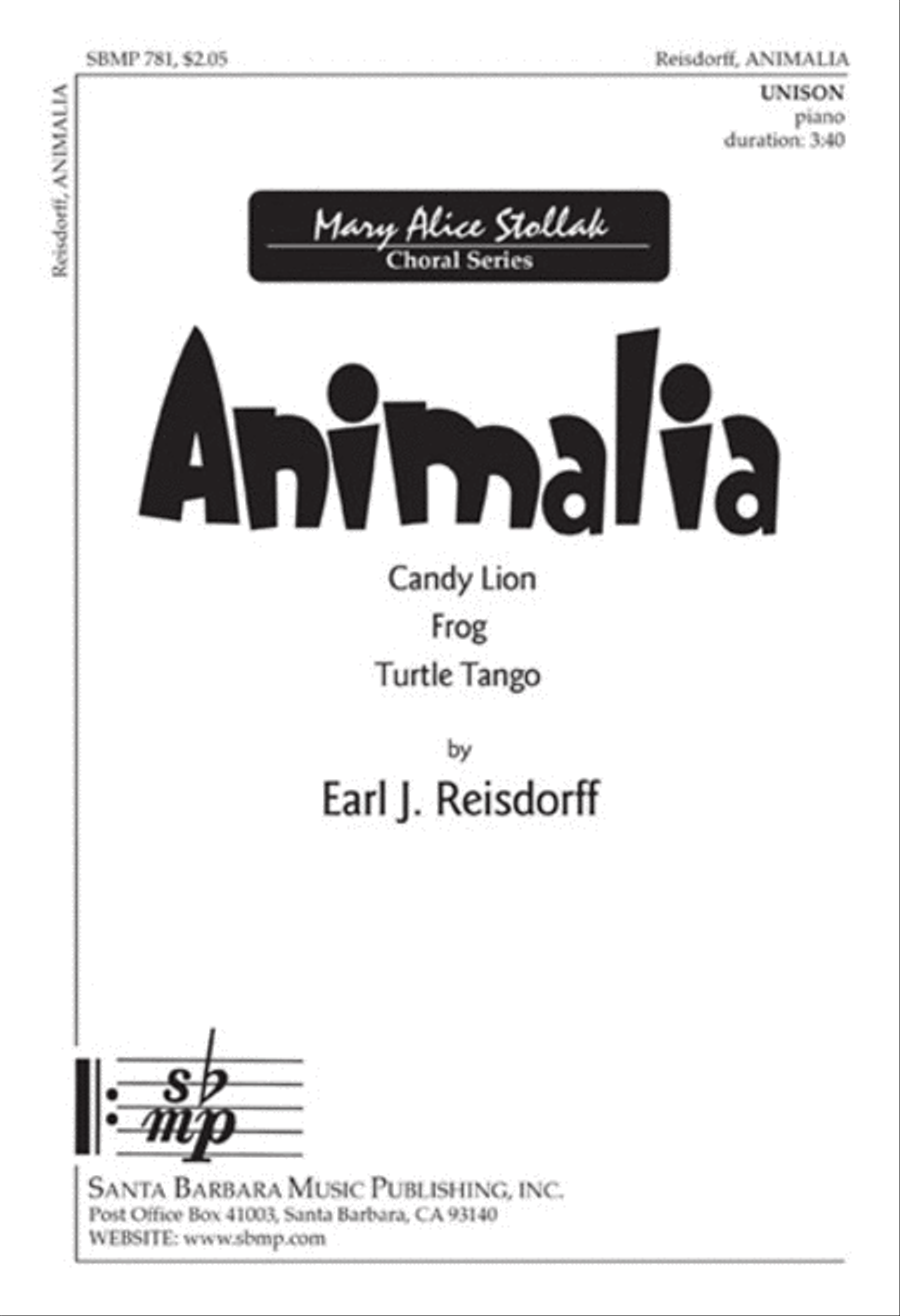 Animalia - Unison Octavo Unison Choir scores gallery preview page 1