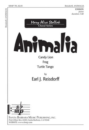 Book cover for Animalia - Unison Octavo