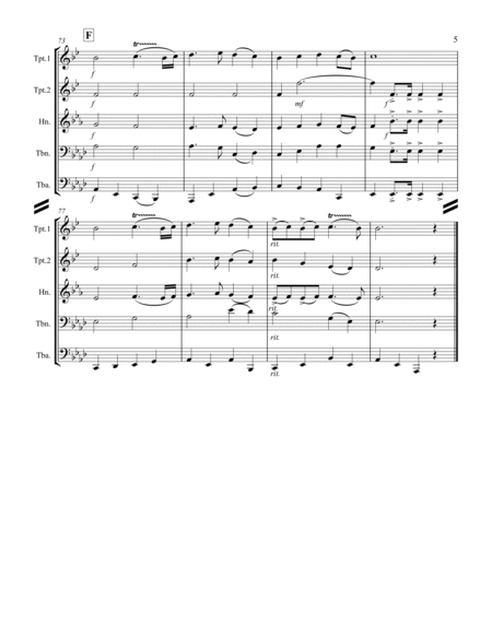 Trumpet Voluntary (for Brass Quintet) image number null