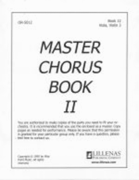 Master Chorus Book II, Orchestration Book 12, Viola/Violin 3