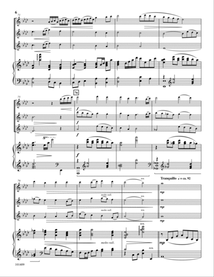 Fairest Lord Jesus Fairest Lord Jesus Small Ensemble scores gallery preview page 6